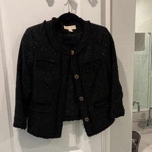 Michael Kors Black Tweed Jacket